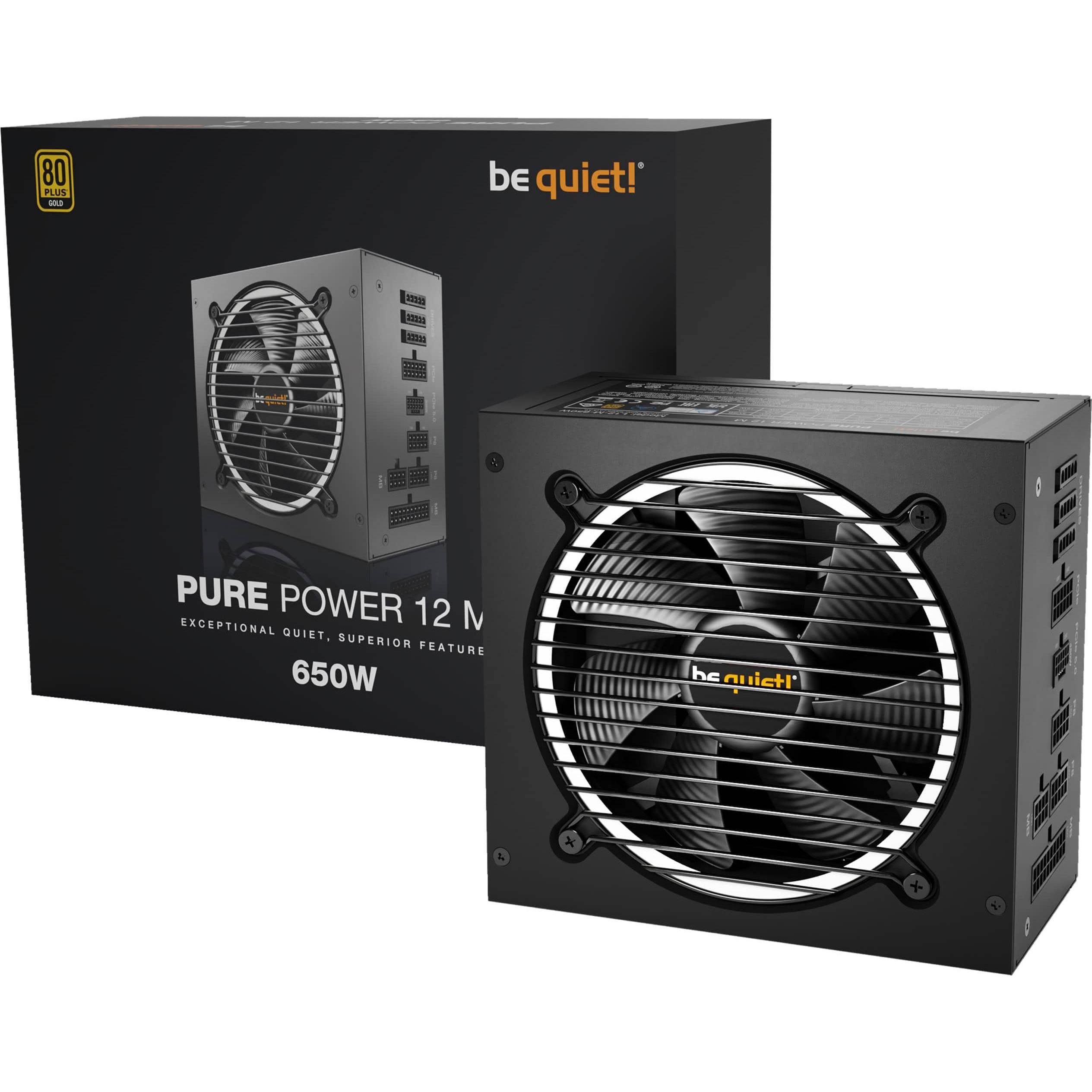 Thumbnail - be quiet! Pure Power 12 M (650 W), PC Netzteil, Schwarz