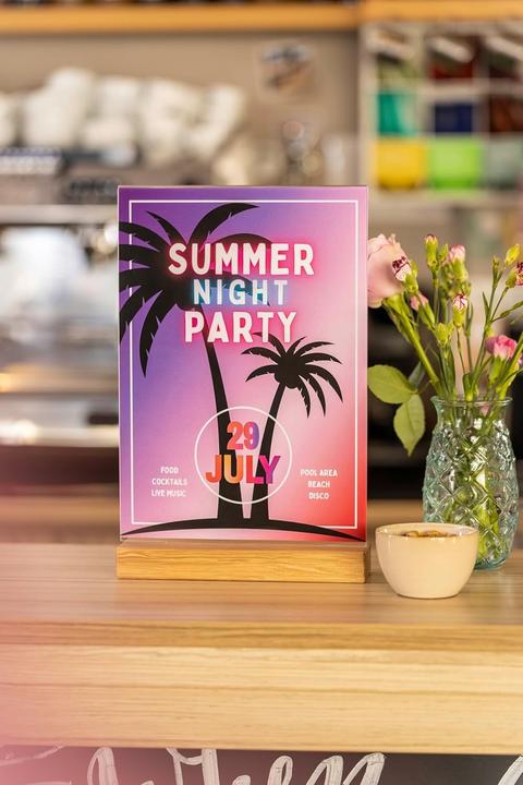 Image du produit Sigel Display da Tavolo A4 Base Quercia Alta Acrilico (A4)