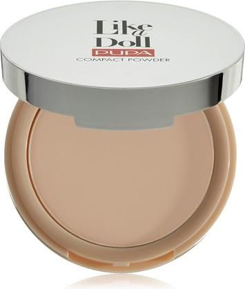 Actual product image Pupa Milano Like A Doll Nude Skin Compact Powder 001 Porcelain (001)