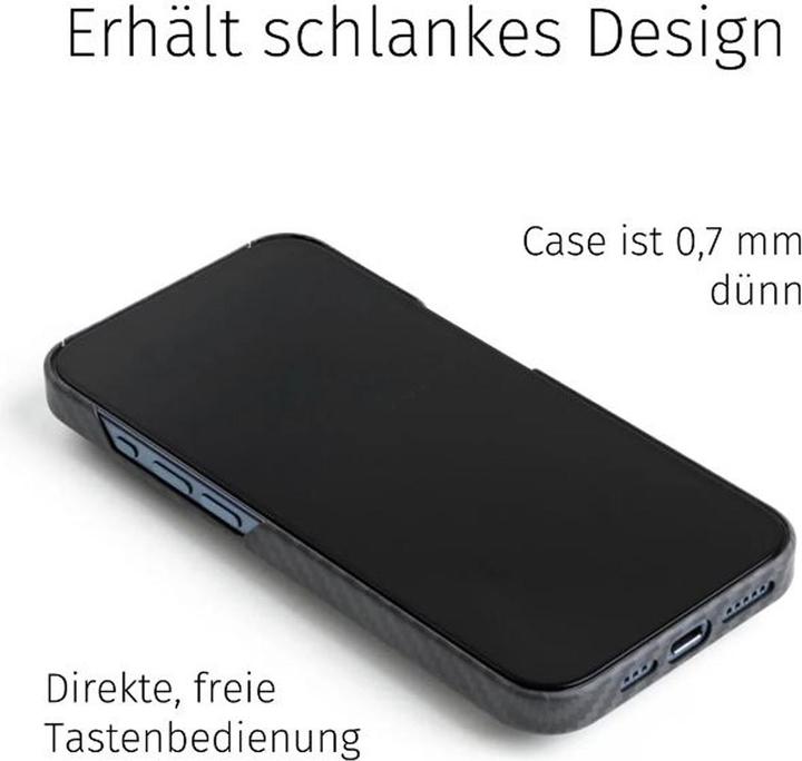 Produktbild Filono MagSafe Backcover aus echtem Carbon Carbon Black (Apple iPhone 16)