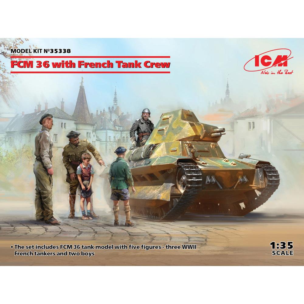 ICM FCM 36 with French Tank Crew