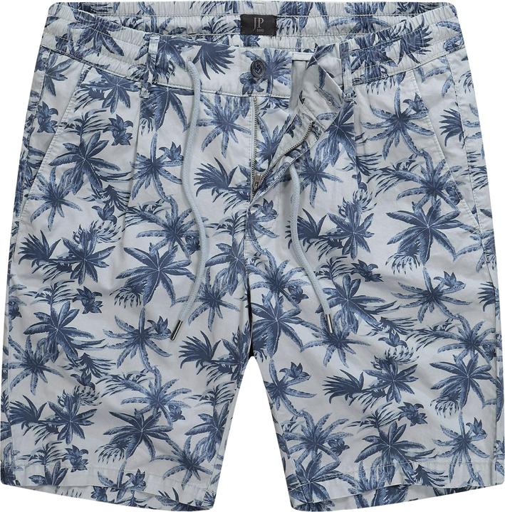 Actual product image JP1880 Bermuda shorts, all-over print, elastic waistband, up to 8 XL (6XL)
