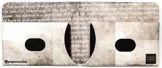 Actual product image Paperwallet Slim Wallet Seeds Rfid