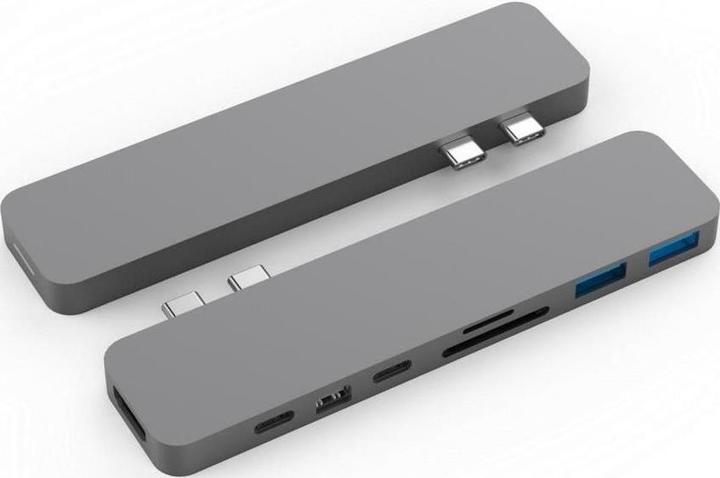 Actual product image Hyper HyperDrive Pro 8 in 2 (USB-C, 2 Ports)