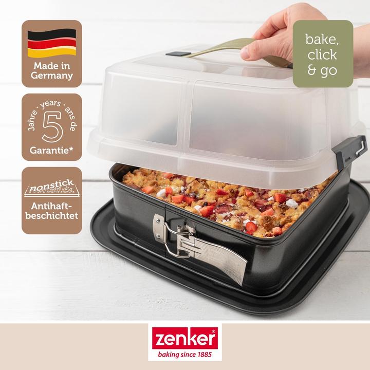 Immagine prodotto Zenker Teglia a forma di molla 24x24 Bake,Click&Go