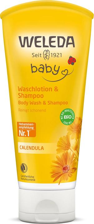 Produktbild Weleda Baby Calendula Shampoo And Body Wash (Flüssiges Shampoo, 200 ml)