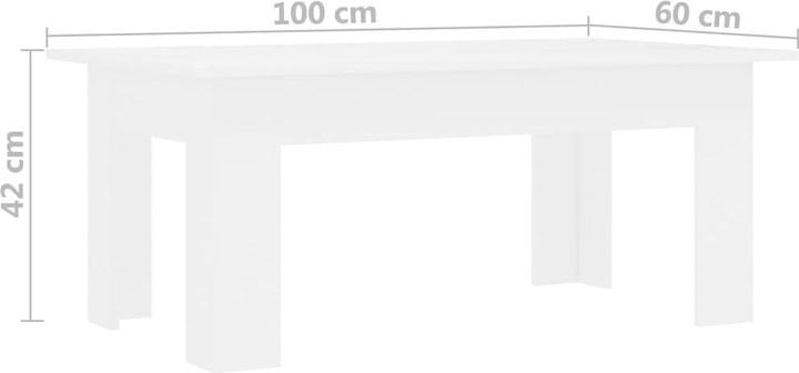 Image du produit vidaXL Couchtisch (100 x 60 x 42 cm)