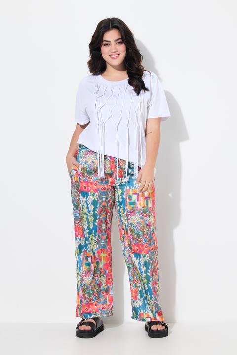Image du produit Angel of Style Hose, gerades Bein, Patchprint, Elastikbund (52)