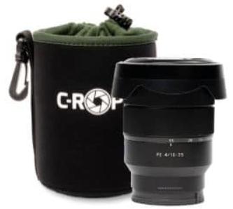 C-Rope Objektivbeutel V2 Schwarz Variation: M 14x11cm retail