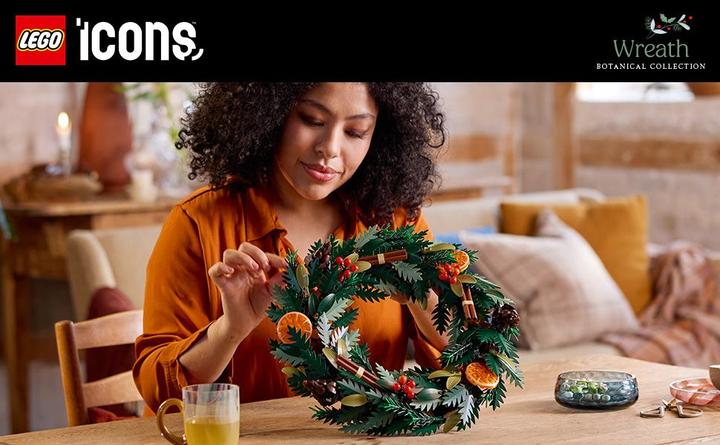 Image du produit LEGO Couronne de Noël (10340, LEGO Icons)