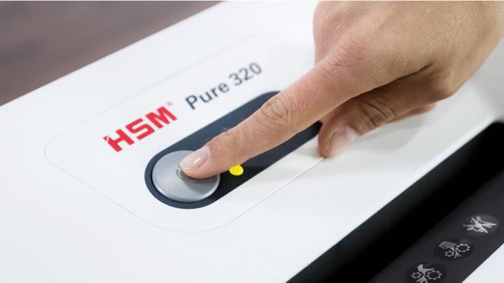 Actual product image HSM Pure 320 Shredder Particle Cut Shredding (Particle cut)