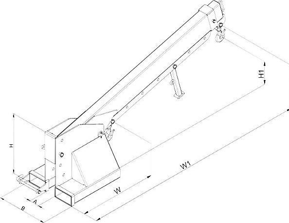 Actual product image Eichinger Kranarm