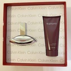 Actual product image Calvin Klein - Euphoria Gift Set Eau De Parfum And 100ml Perfumed Body Lotion 100ml (Perfume set)