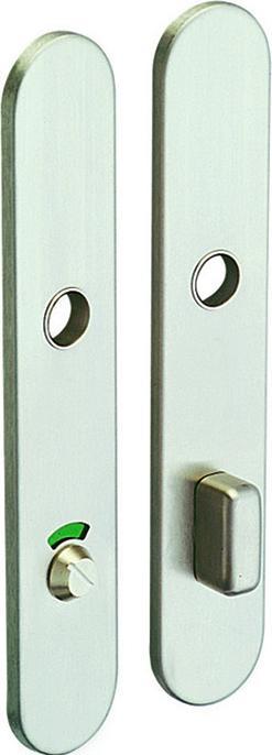 Glutz Plaques de porte WC glide 5347 C (Garniture de plaque de porte)