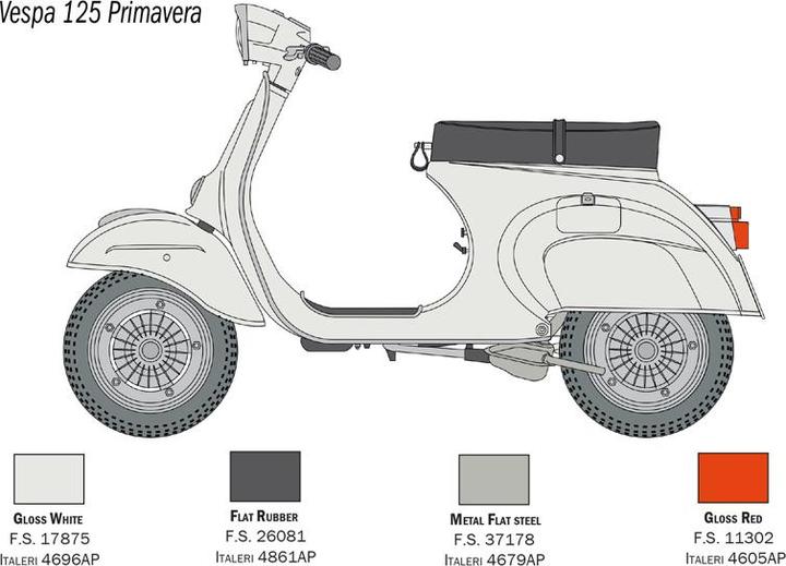 Produktbild Italeri 1:9 Vespa 125 "Primavera"