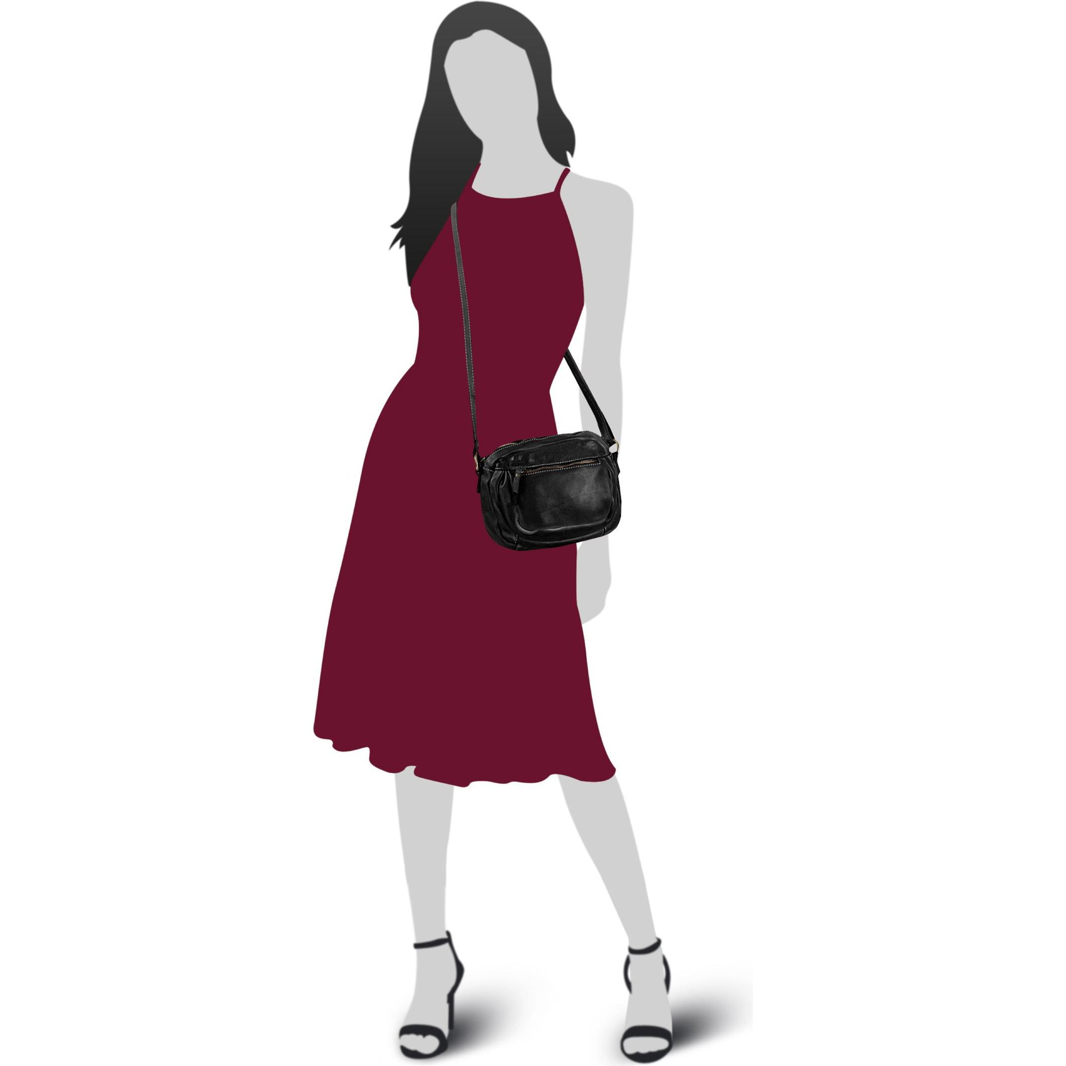 Thumbnail - Cluty, Handtasche, Umhängetasche, Schwarz