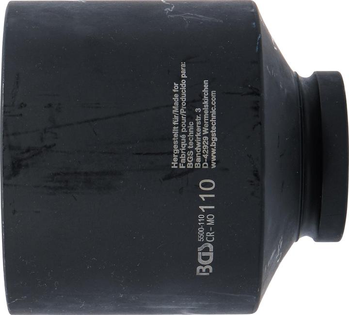 Produktbild BGS Kraft-Steckschlüssel-Einsatz Sechskant, tief Antrieb Innenvierkant 25 mm (1") SW 110 mm (110 mm)