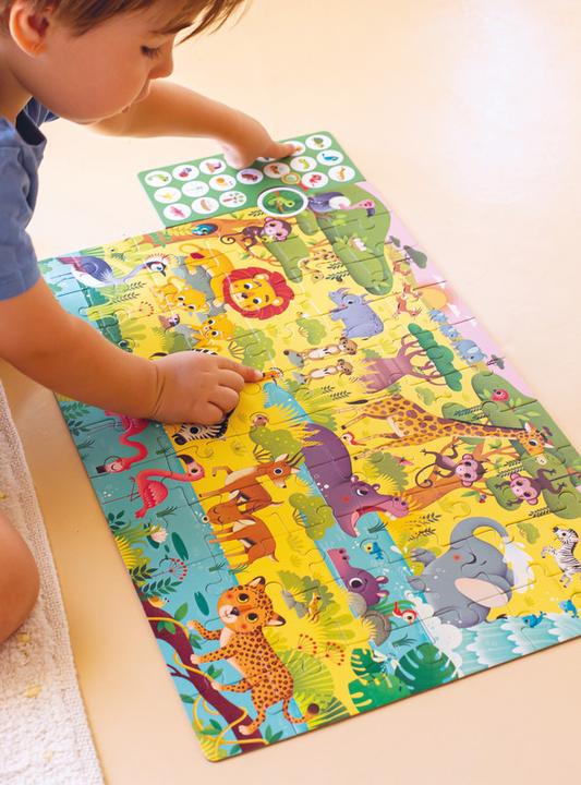 Image du produit Apli Puzzle d'objets cachés Junior Savane 62 pièces (62 pièces)