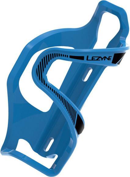 Lezyne WASSERFLASCHENHALTER FLOW CAGE E links blau