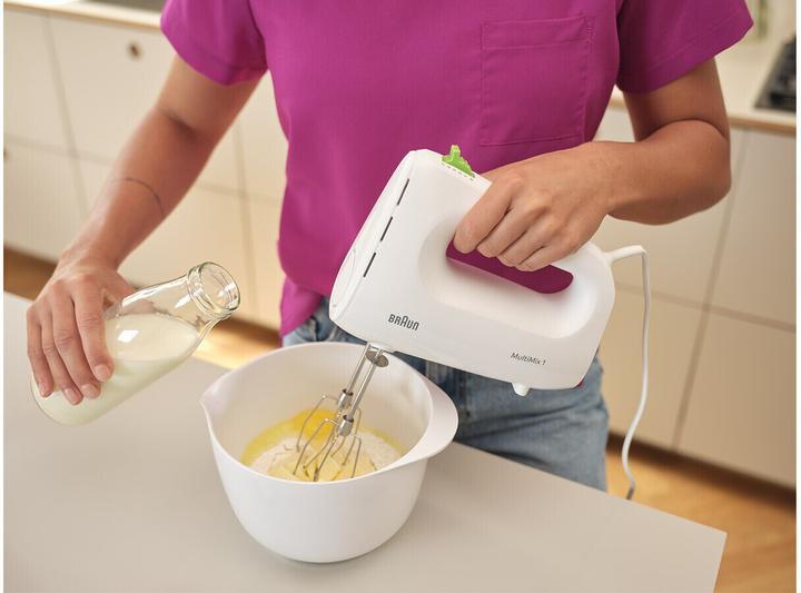 Produktbild Braun HM1100WH Handmixer mit 4 Stufen (450 W)