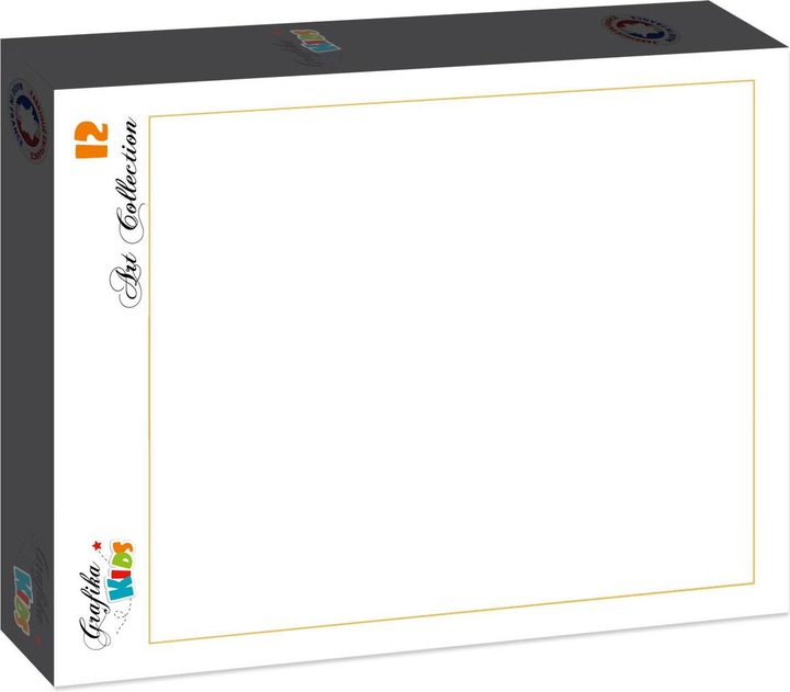 Image du produit Grafika Puzzle blanc à colorier (12 pièces)