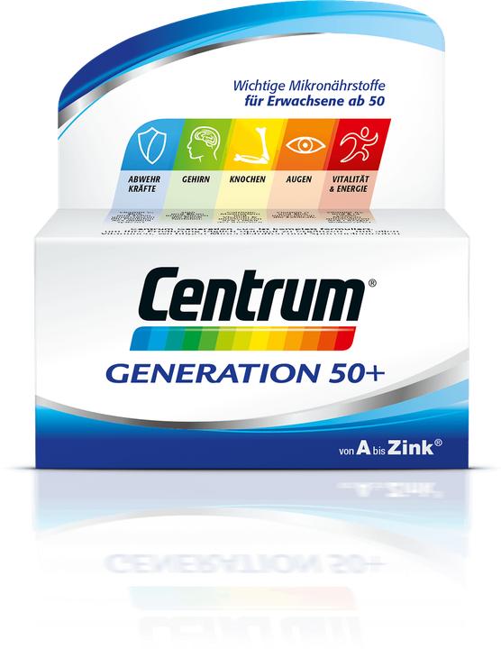 Image du produit Centrum Génération 50+ (100 pcs, Cachets, 184 g)