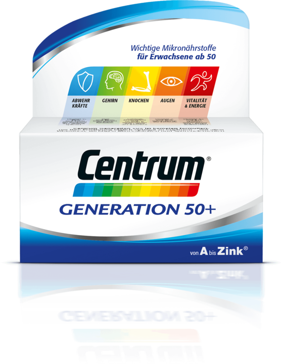 Produktbild Centrum Generation 50+ (100 Stück, Tabletten, 184 g)
