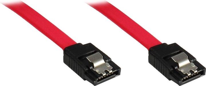 Produktbild Exsys Serial-ATA Kabel mit Metalclip, 1 Meter (100 cm, SATA III)