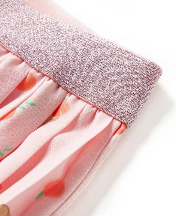 Immagine prodotto vidaXL Gonna a pieghe per bambini arancione chiaro 128,Materiale esterno: 100 (128)