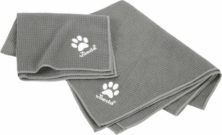 Produktbild Vileda Pet Pro Microfaser-Handtuch M (grau, Gr??e M, 45 x 70cm) (Katze, Hund)