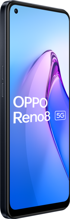Image du produit OPPO Reno 8 (256 Go, Shimmer Black, 6.43", Double SIM, 50 Mpx, 5G)