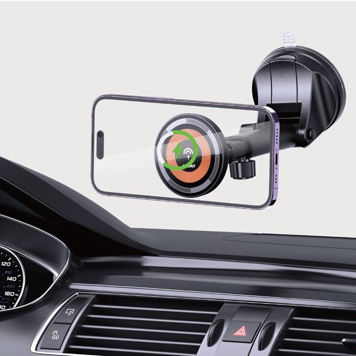 Image du produit Dudao F12MAX+ Chargeur sans fil 15W et support voiture