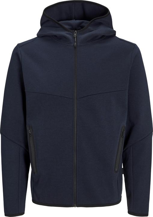 Image du produit Jack & Jones Sweat à capuche uni avec fermeture à glissière Veste à capuche (XL)