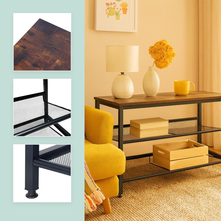 Actual product image Relaxdays Schuhregal Industrial Style