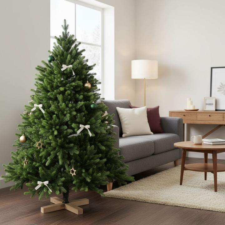 Produktbild Hermex Weihnachtsbaum 180cm Kunsttanne Christbaum Tannenbaum Tanne Xmas-Baum (180 cm)