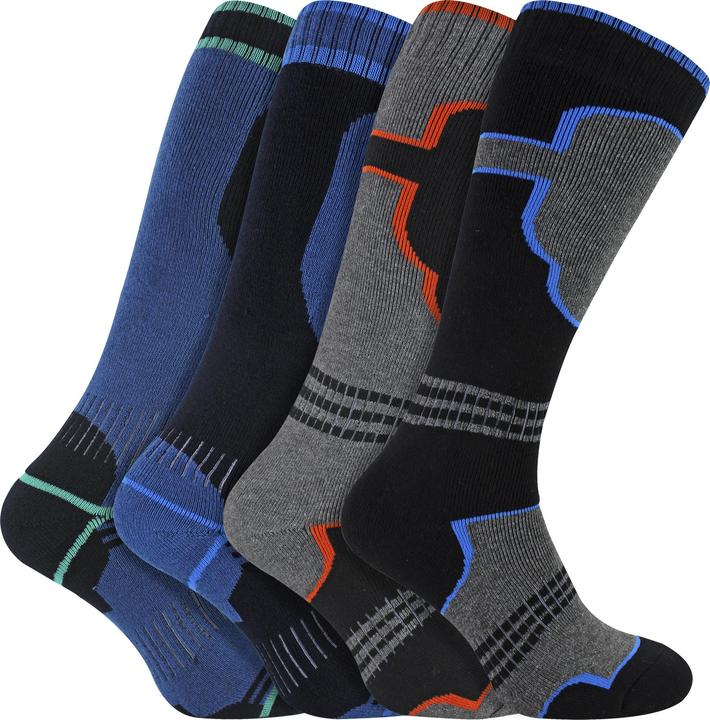 Produktbild Sock Snob 4er-Pack Thermo-Skisocken | Lange Stiefelsocken (31 - 35)