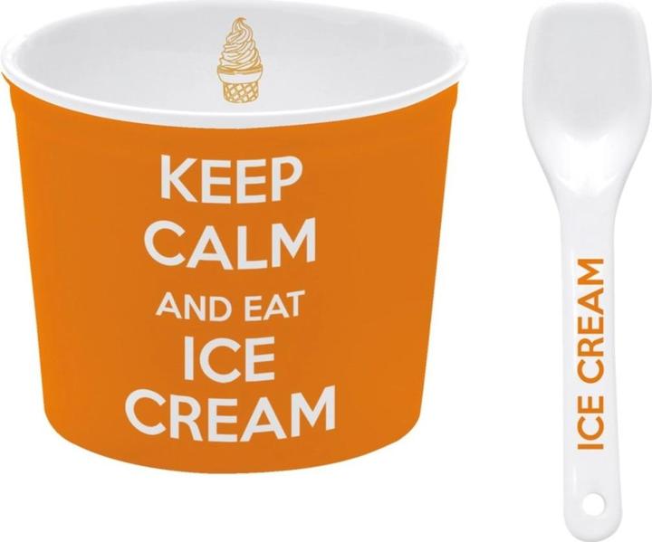 Easy Eisbecher KEEP CALM (8.50 cm, 1x)