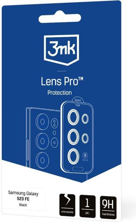 Produktbild 3MK Samsung Galaxy S23 FE - Lens Protection Pro Schwarz (1 Stk., Samsung Galaxy S23 FE)