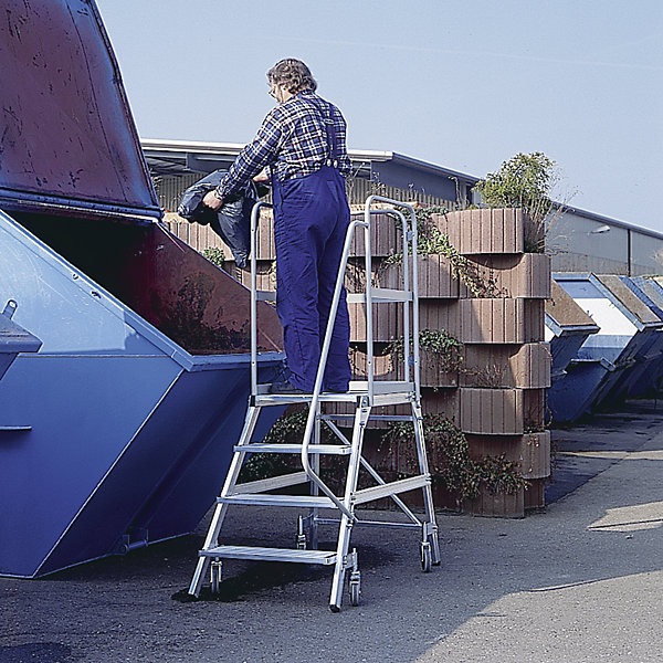 Actual product image Munk Platform ladder with one-sided ascent (Platform ladder, 175 cm)