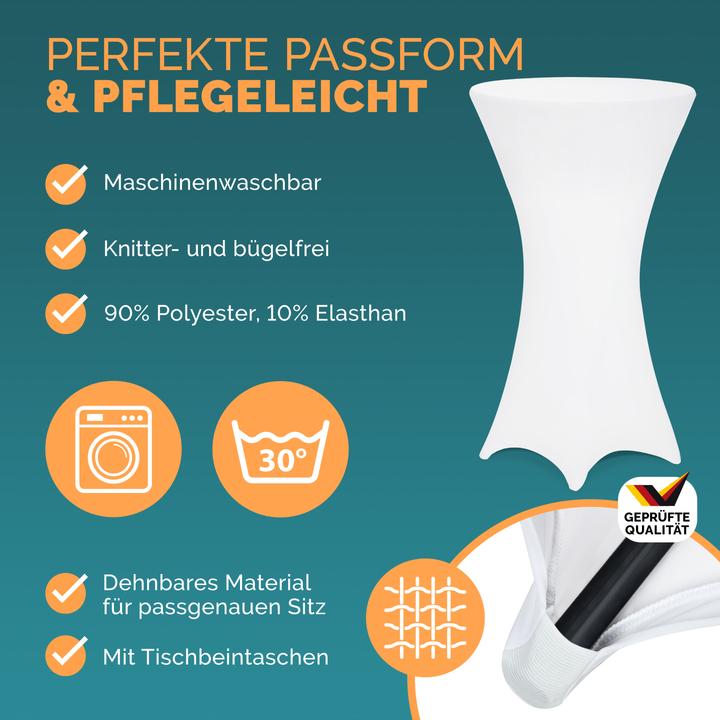 Image du produit Casaria Mange-debout avec housse (Ø 72 cm)