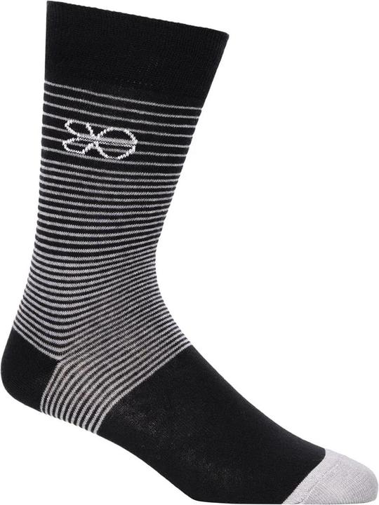 Actual product image Crosshatch Mens Dupez Logo Crew Socks (Pack of 5) (5-pack, One size)