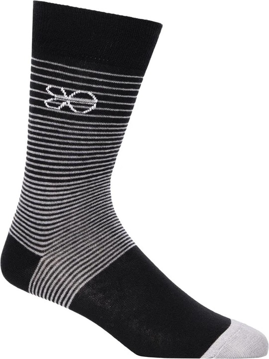 Actual product image Crosshatch Mens Dupez Logo Crew Socks (Pack of 5) (One size)