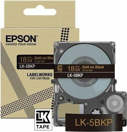 Produktbild Epson LabelWorks LK-5BKP - tapepatron (Gold)