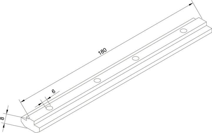 Image du produit Multibrackets Connecteur de rail, aluminium, pour système Pro (Platines de montage / d'adaption)