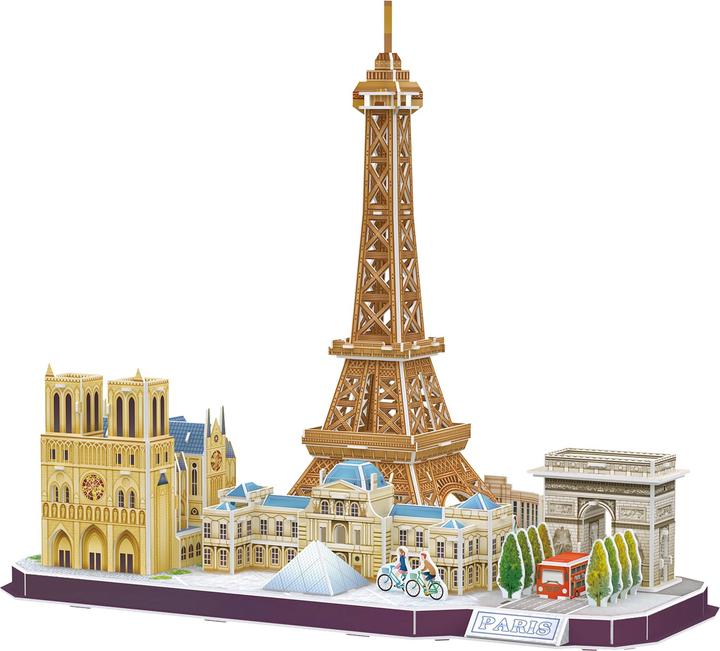 Actual product image Cubicfun Cubic Fun 3d Puzzle City Line Paris (114 pieces)
