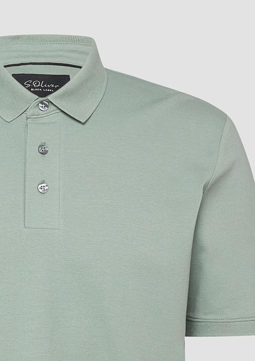 Produktbild s.Oliver Poloshirt aus elastischem Baumwollmix-Piqué (M)