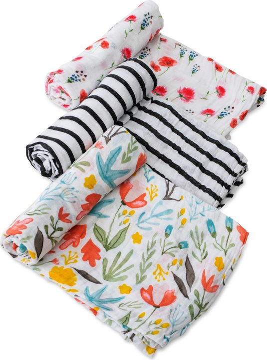 Immagine prodotto little unicorn Pack 3 Swaddle (120 cm, 120 cm)