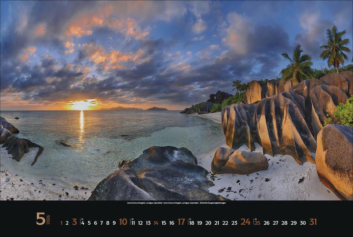 Image du produit Verlag Bildkalender Trauminseln 2026, Papierformat: Kein