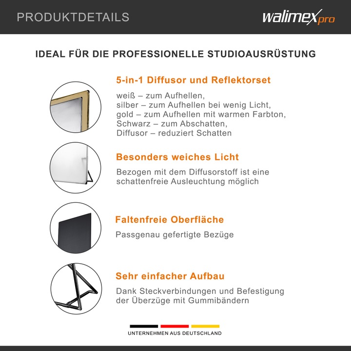 Produktbild Walimex 5in1 Reflektorpanel (Reflektor)