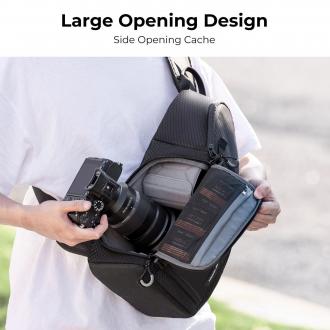 Actual product image K&F Concept Beta Messenger 10 l photo backpack - black (Camera backpack, 10 l)